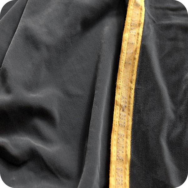 Super7 nylon rayon velvet,54＂,Gray/Gold