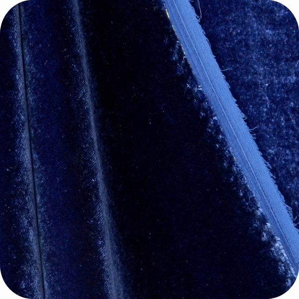 Silk rayon velvet,Royal blue