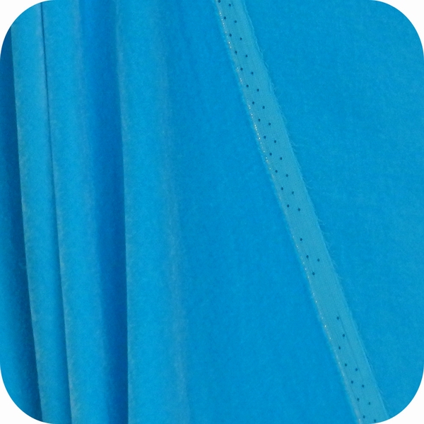 Silk rayon viscose velvet,Sky blue