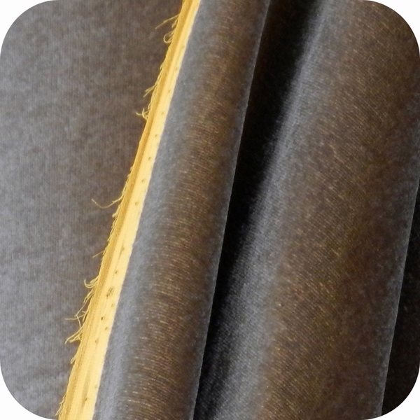 Silk rayon viscose velvet,Gray yellow