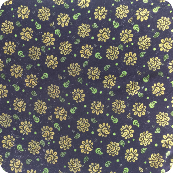 Polyester micro velvet with discharge print