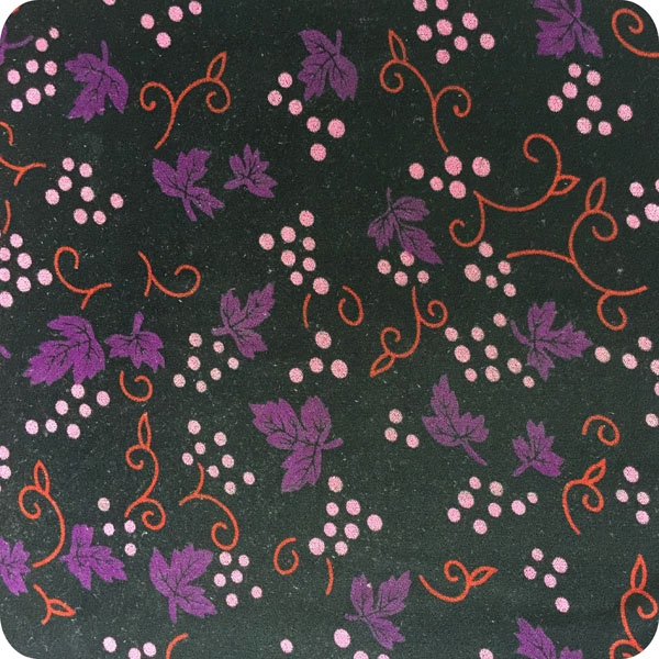 Polyester micro velvet with discharge print