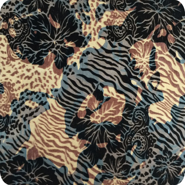 Nylon rayon viscose velvet,devore-burn out,double print